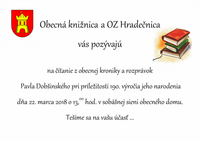 pozvánka